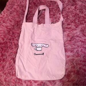Pink Cinnamon Roll Tote Bag
